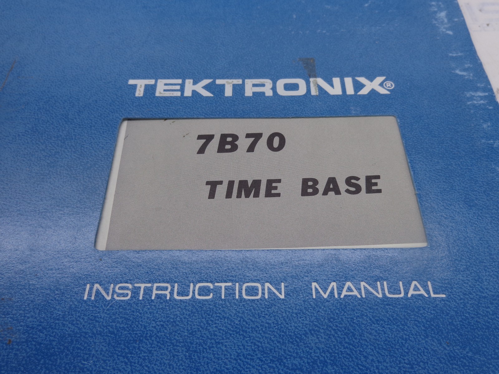 Tektronix 7B70 Time base