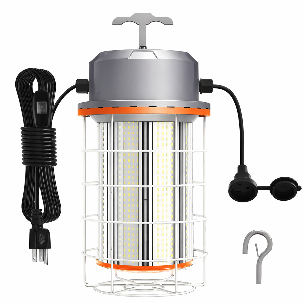 400W LED Temporary Work Light，56000Lumens 5000K Daylight White ON/Off Switch