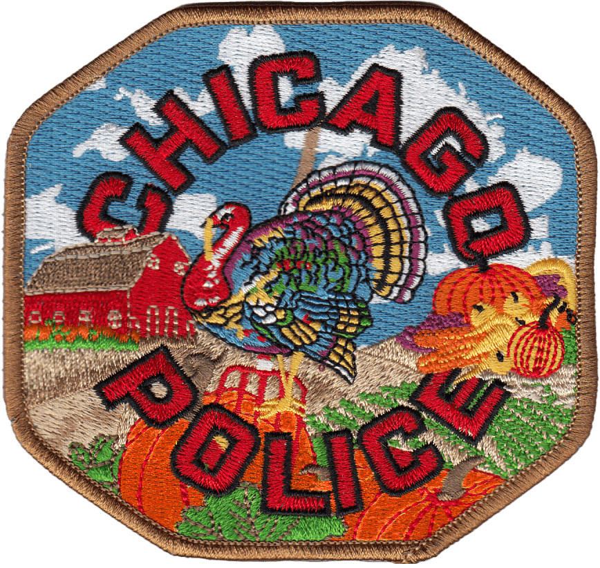 CHICAGO POLICE SHOULDER PATCH: Thanksgiving