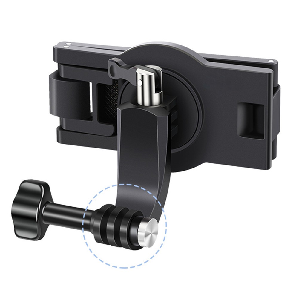 Camera 3-Level Non-Slip 360° Rotatable Backpack Clip Mount Shoulder Belt Clamp