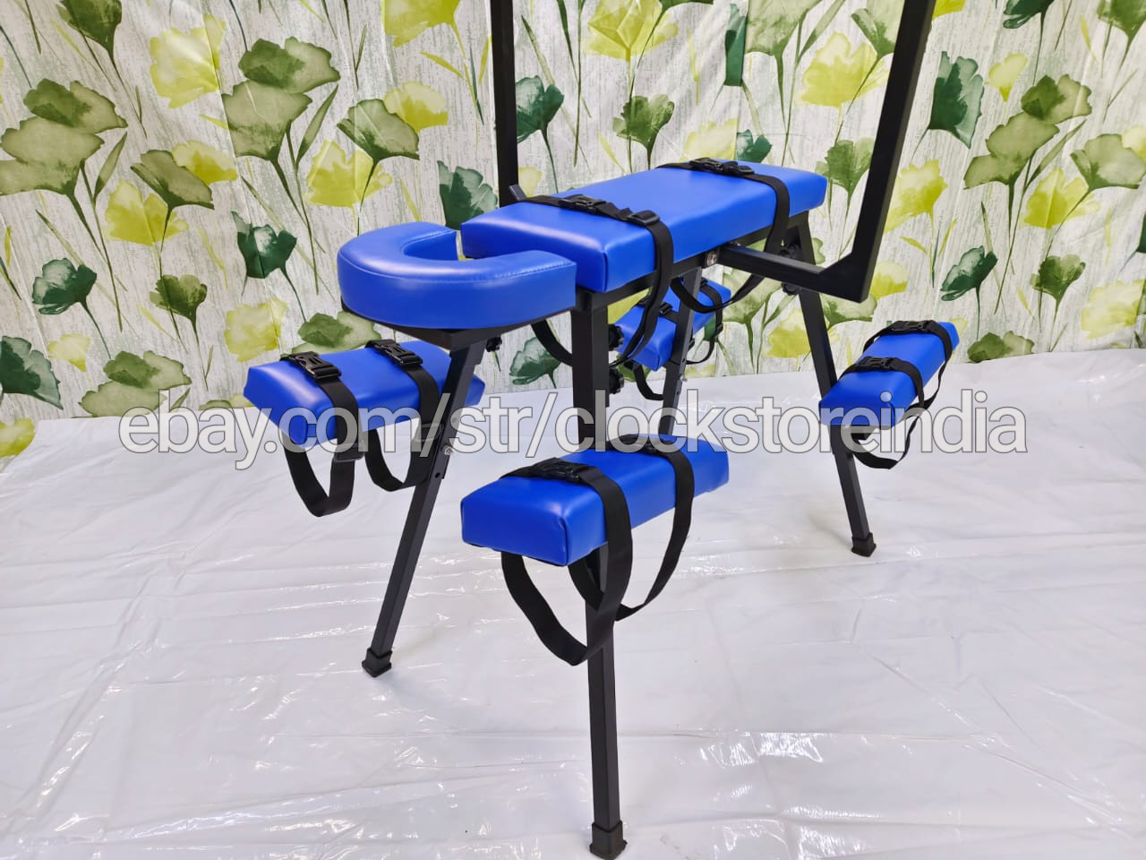 Portable Heavy Duty Bench Table Blue Color