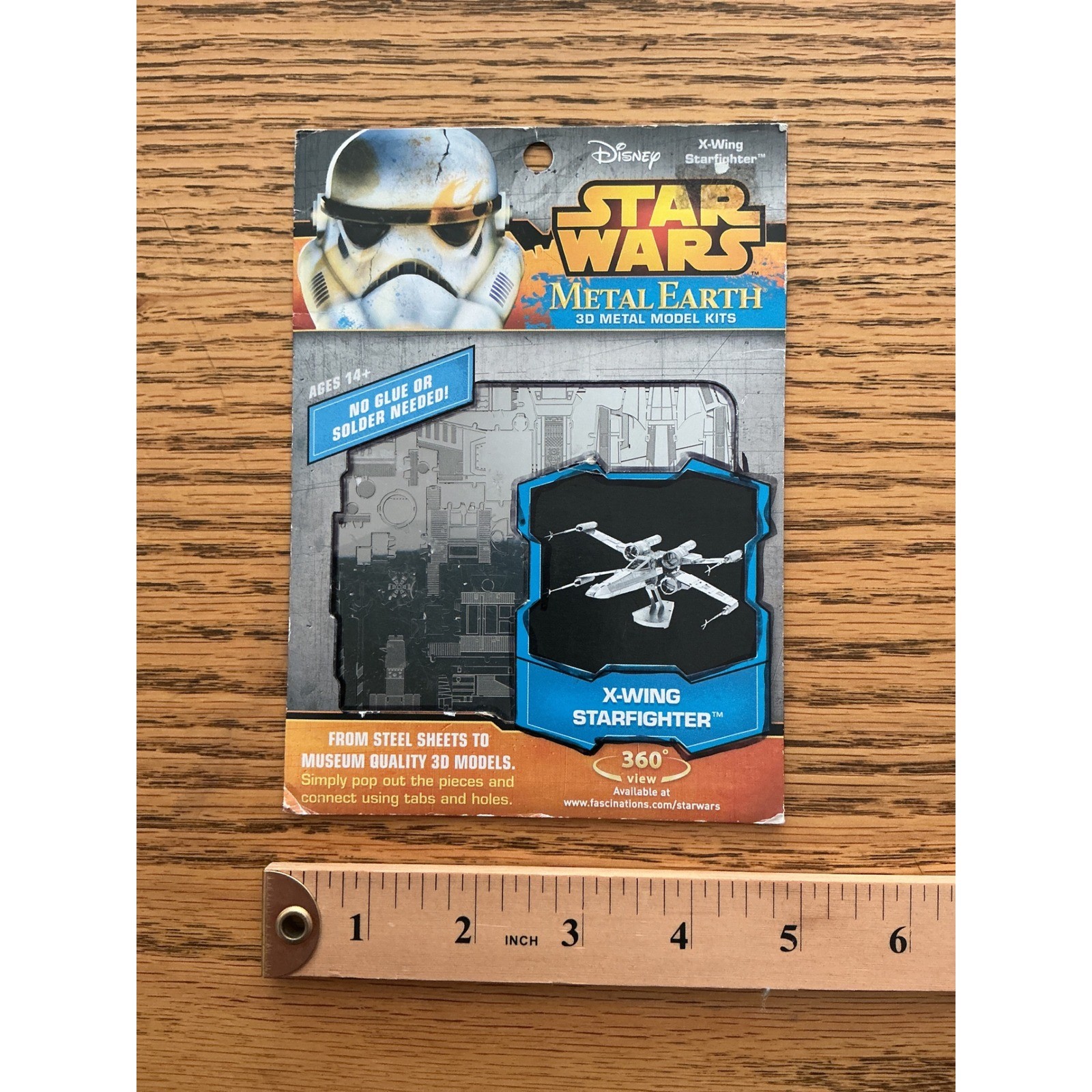 Disney Star Wars Metal Earth X-Wing Starfighter 3D Metal Model Kit MMS257 NEW