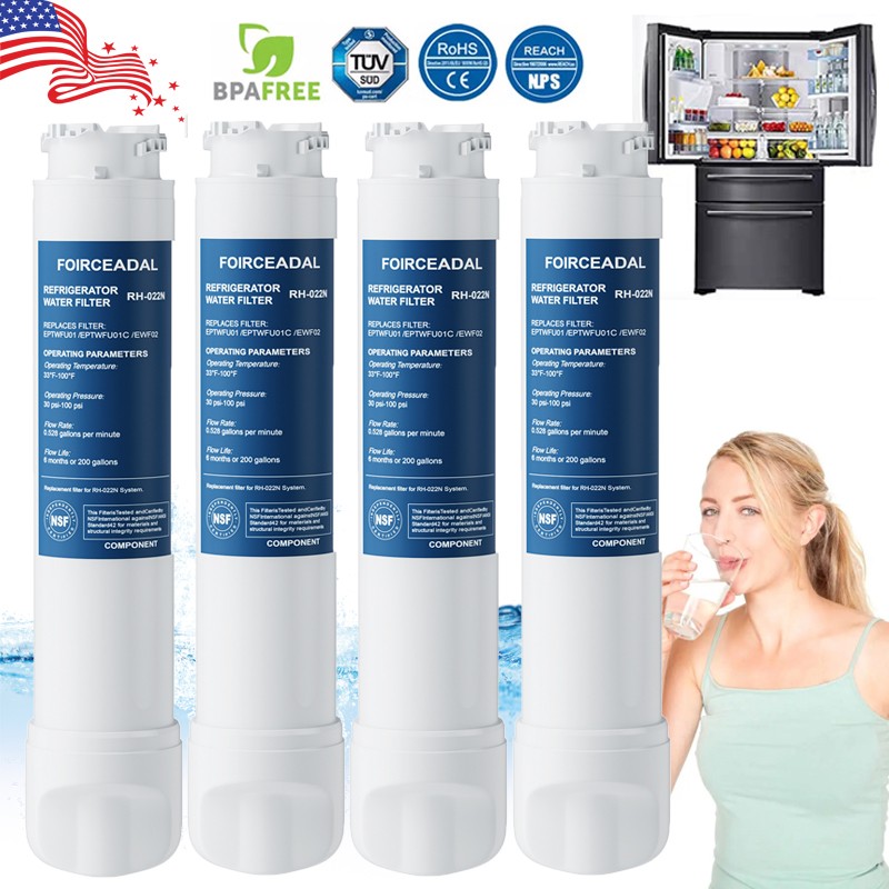 2/4pack for Frigidaire EPTWFU01 PureSource Ultra II Refrigerator Water Filter