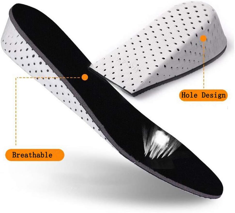 1Pair Soft Breathable Memory Foam Full Length Height Increase Insole Invisible I