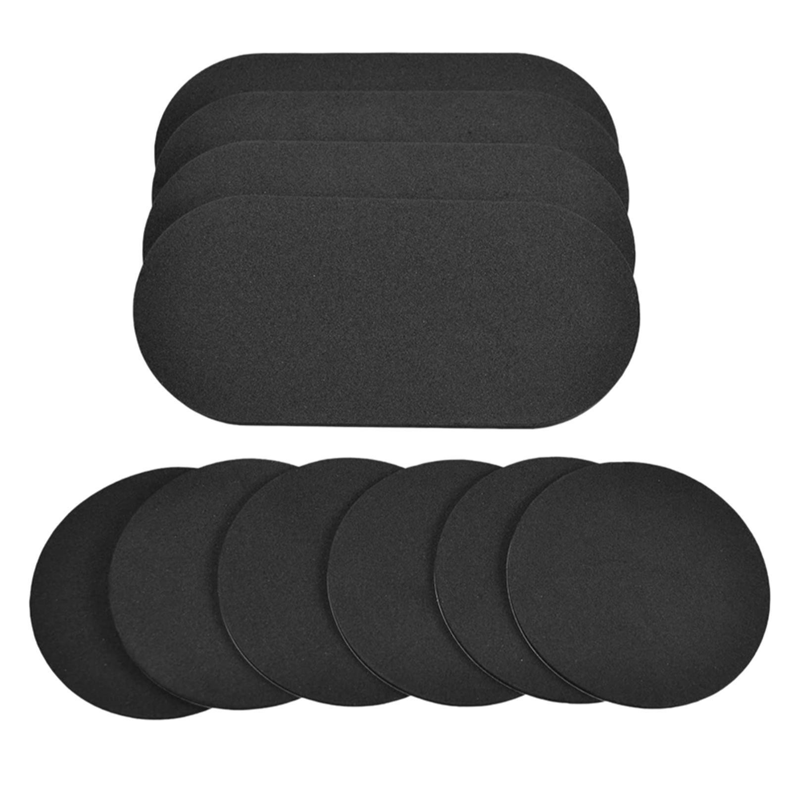 10x Bass Drum Patch Drumheads Protector for Musical Instrument Accessory