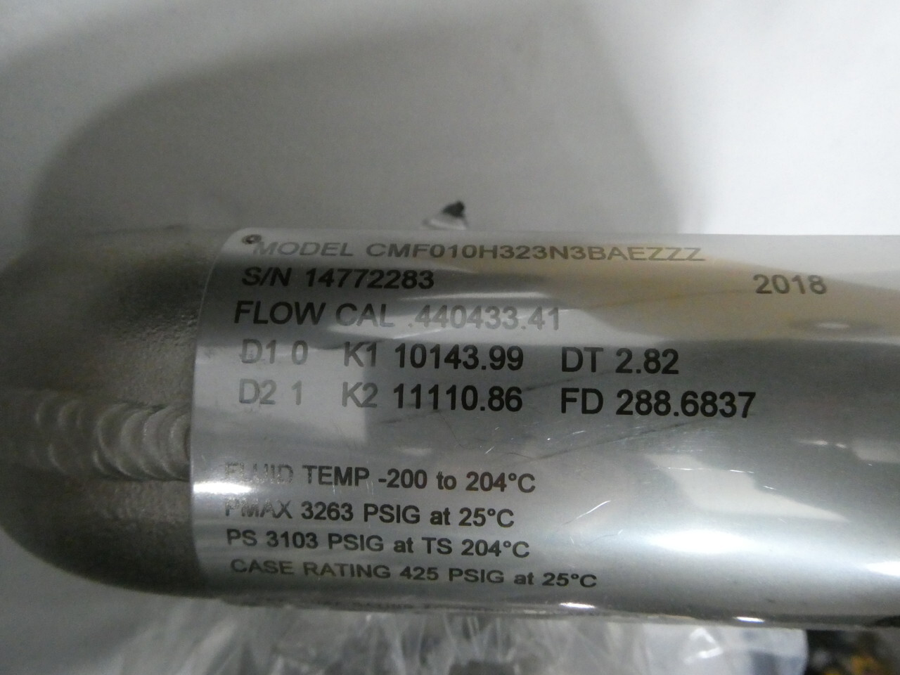 Micro Motion CMF010H323N3BAEZZZ 1700r12abaezzz Coriolis Mass Flow Sensor