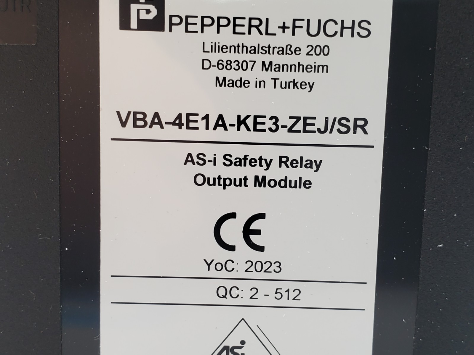 NEW Pepperl+Fuchs VBA-4E1A-KE3-ZEJ/SR Output Module