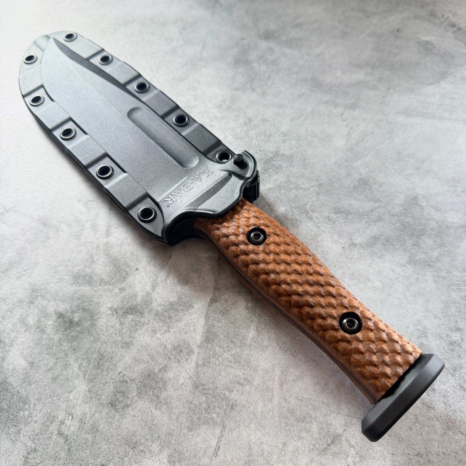 Dragonscale handles scales for Ka-Bar Slabby