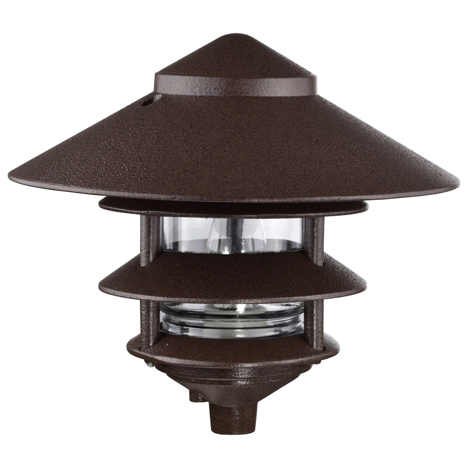 Used Nuvo Lighting SF76/637 One Light Outdoor 3 Louver Pagoda Light with Large