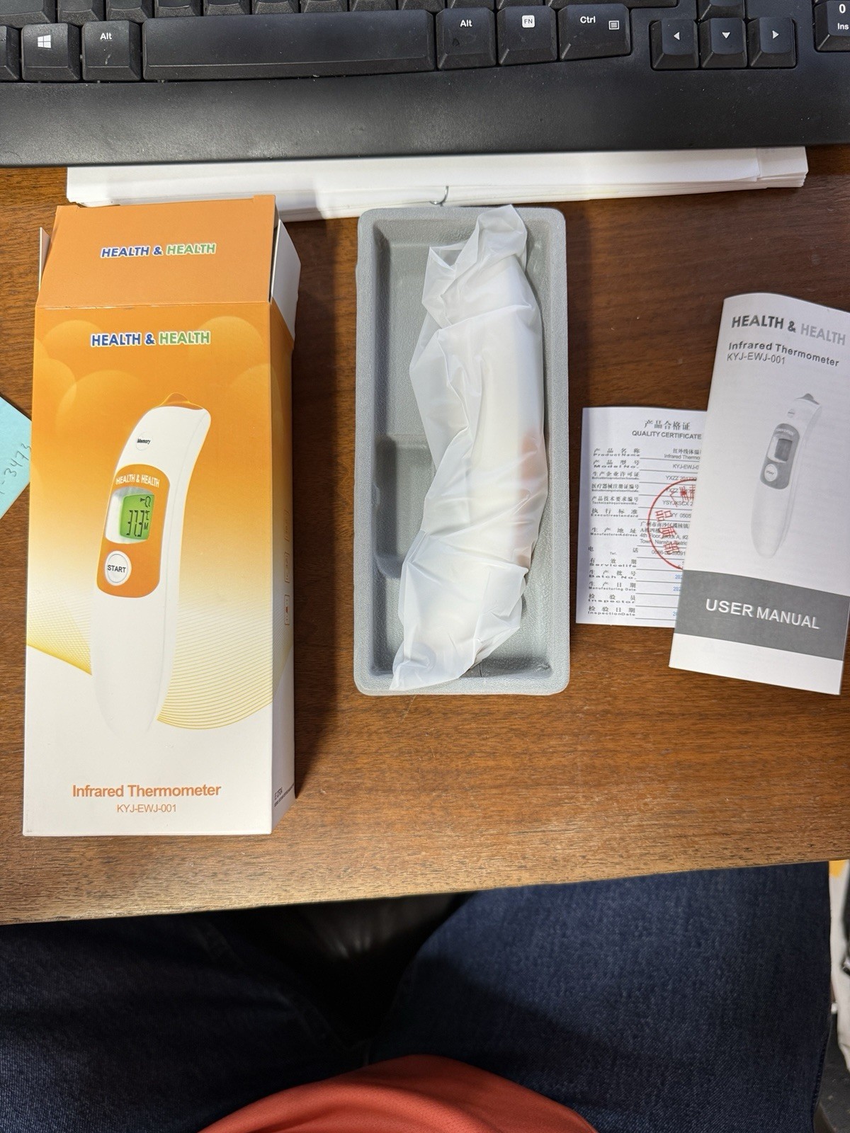 Health & Health Digital Infrared Thermometer  Kids Adults Color LCD Display NEW