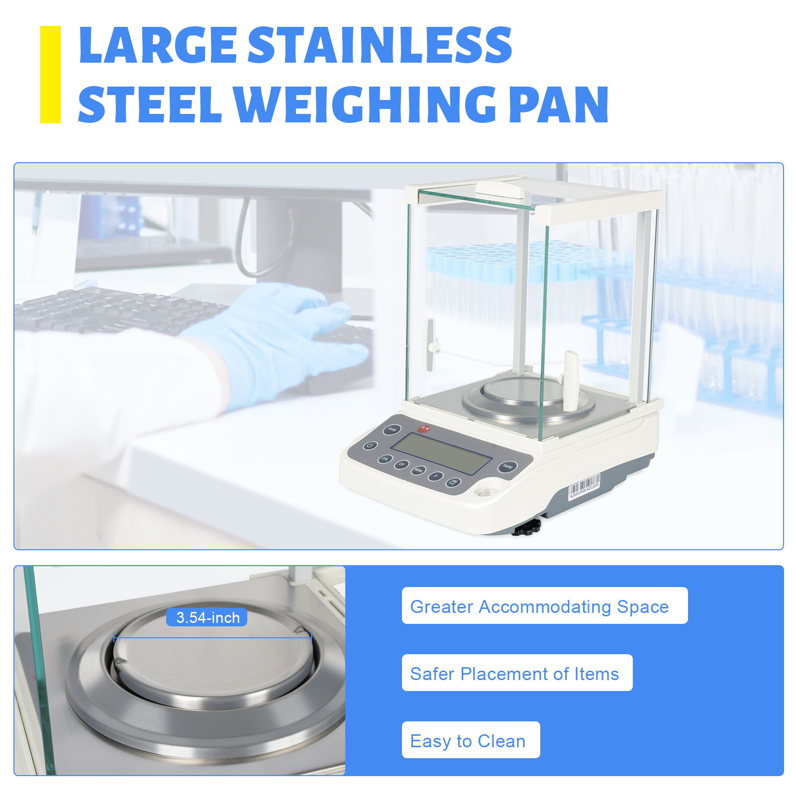 120gx0.1mg RS232 Precision Scale Electronic Lab Analytical Balance Digital Scale