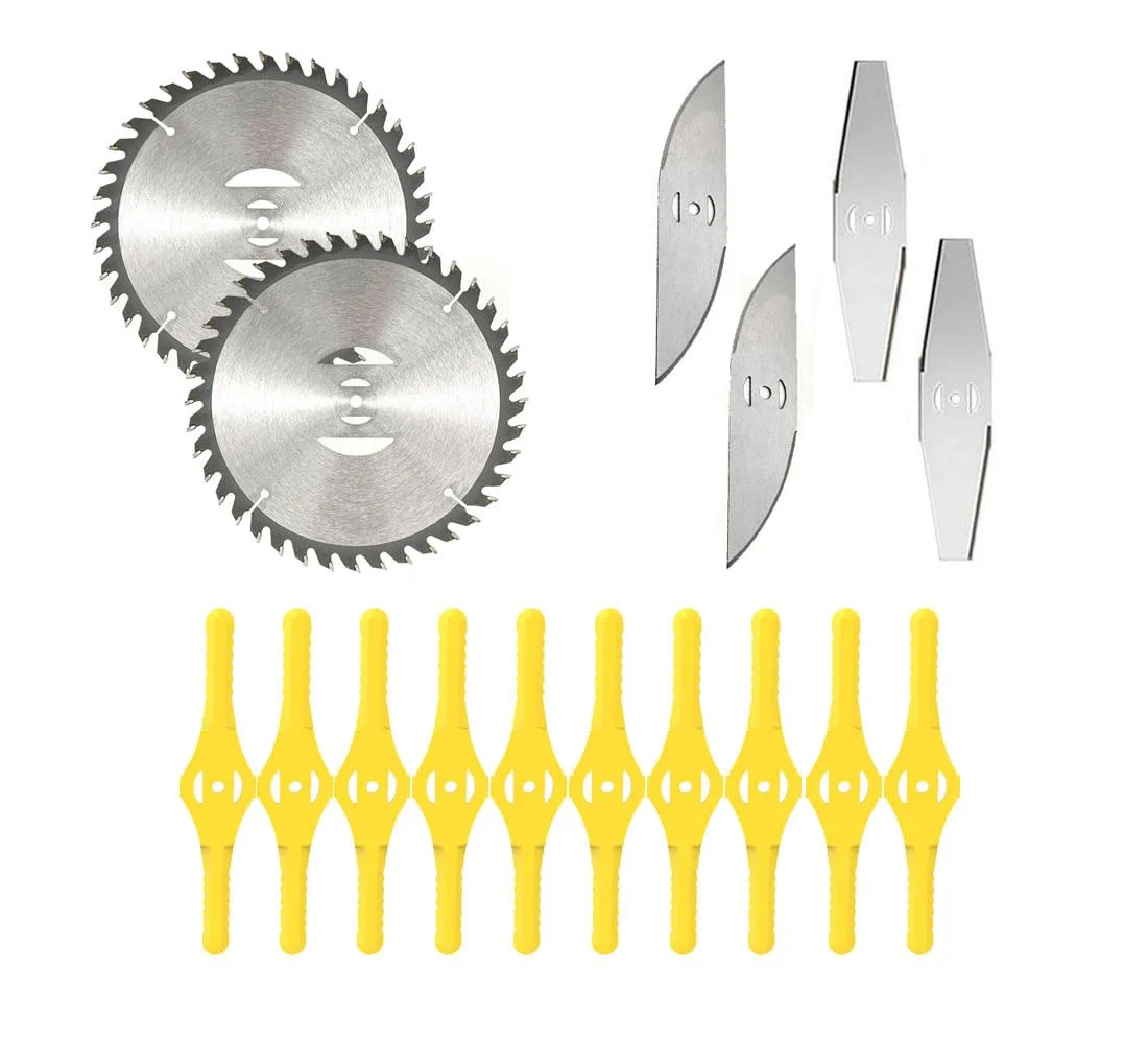 6Inches Electric Weed Wacker Attachments Manganese Steel Round Saw Blade,Cordles