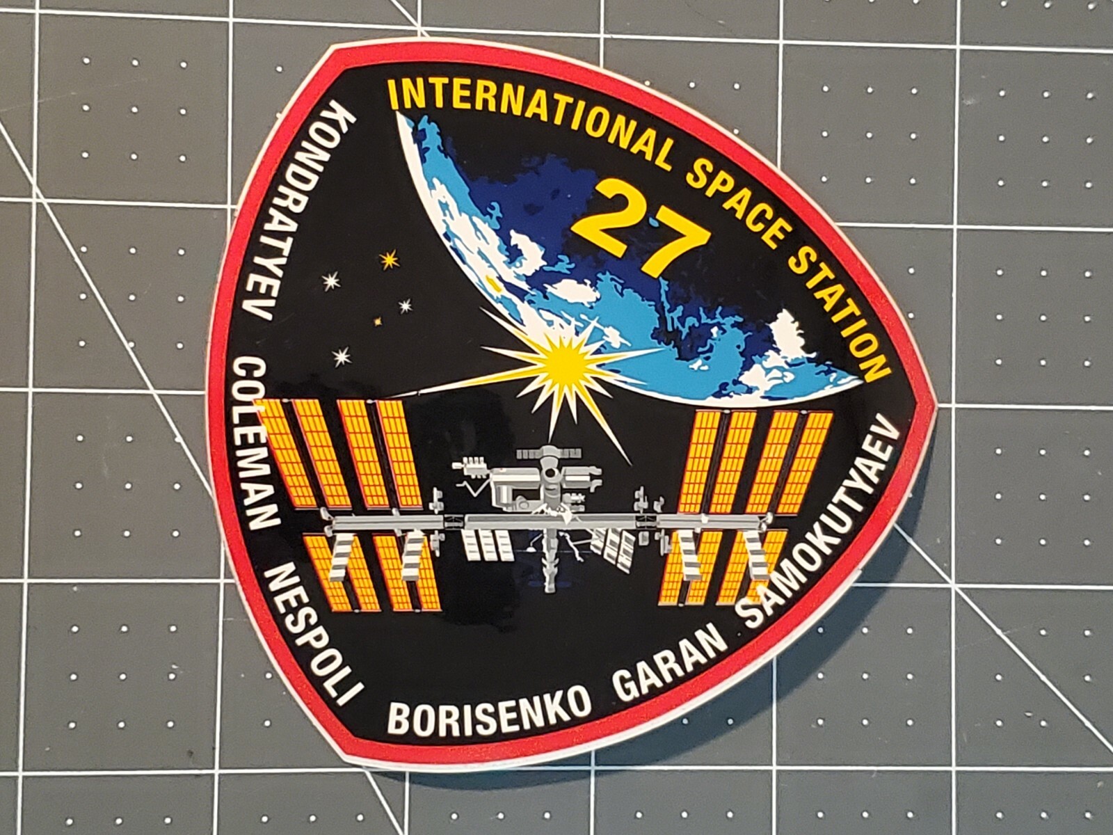 International Space Station Expedition 27 Nasa Sticker