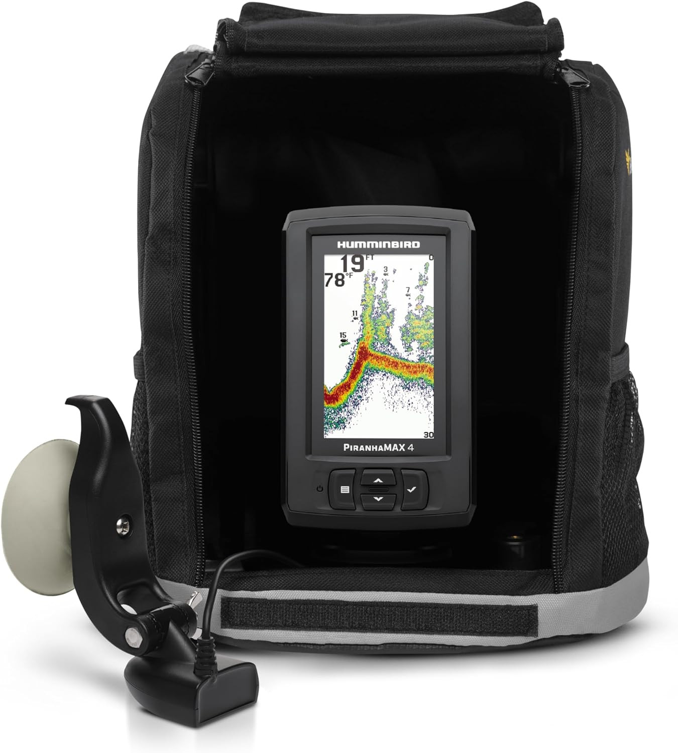 PIRANHAMAX 4 PT Portable Fish Finder - Compact & Easy to Use