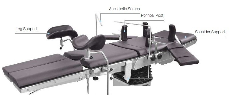 Hydraulic Operating Table Surgical OT Table UP & Down For General Surgery