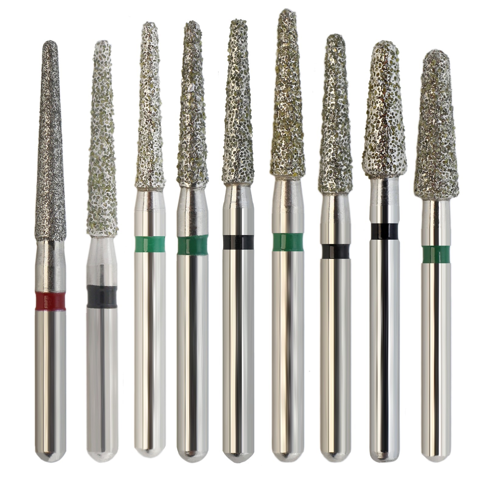 Dental Diamond Burs Round End Taper Friction Grip FG 850/016F 856/018SC 856/025C