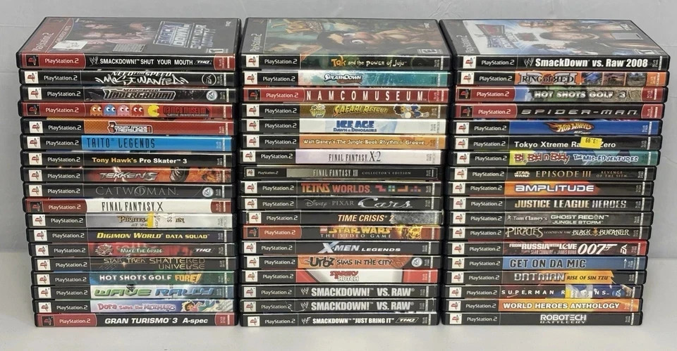 PlayStation 2 (PS2) OEM Authentic Replacement COVERS and Cases Pick Choose S-W
