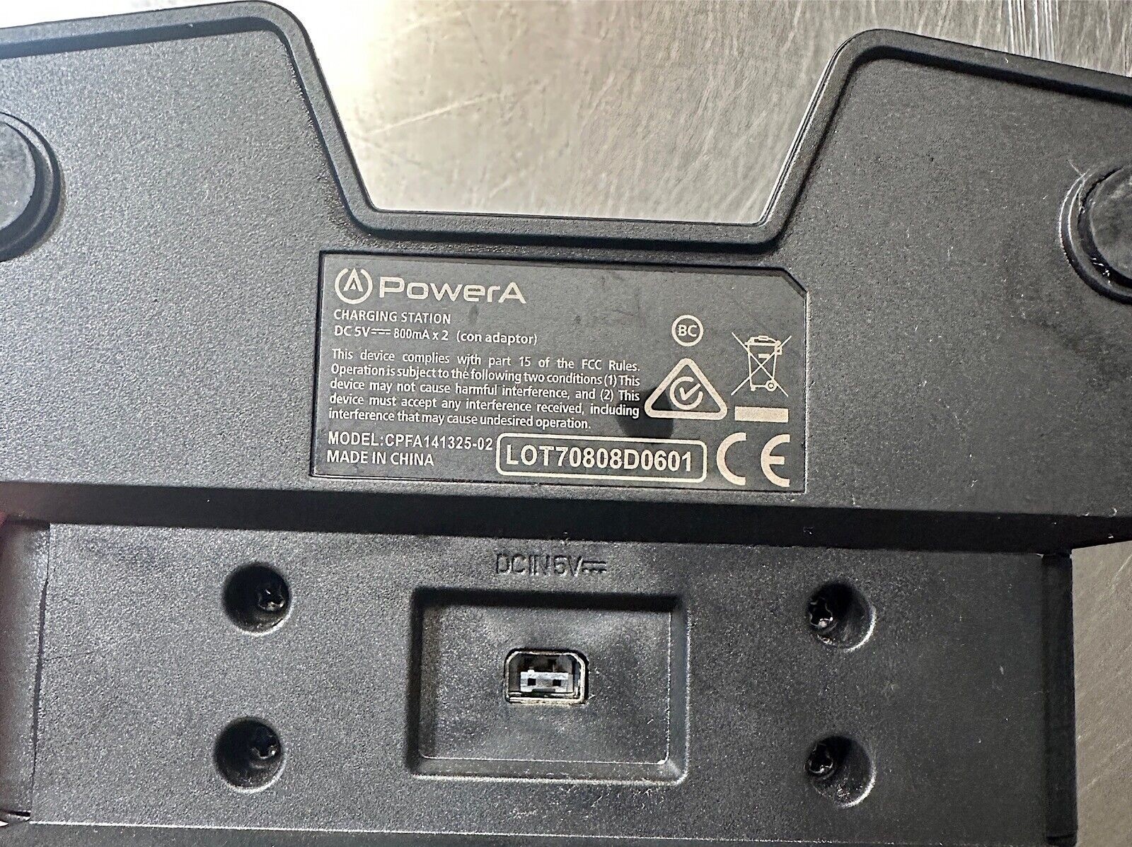 Playstation Powera Remote Control Charging Dock Used Condition No Cords