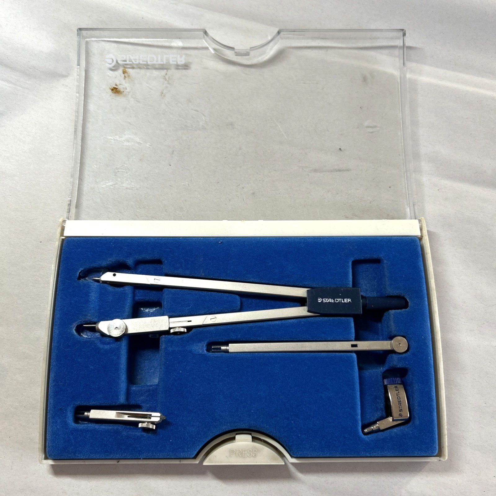 Vintage Staedtler Drawing Compass in Case