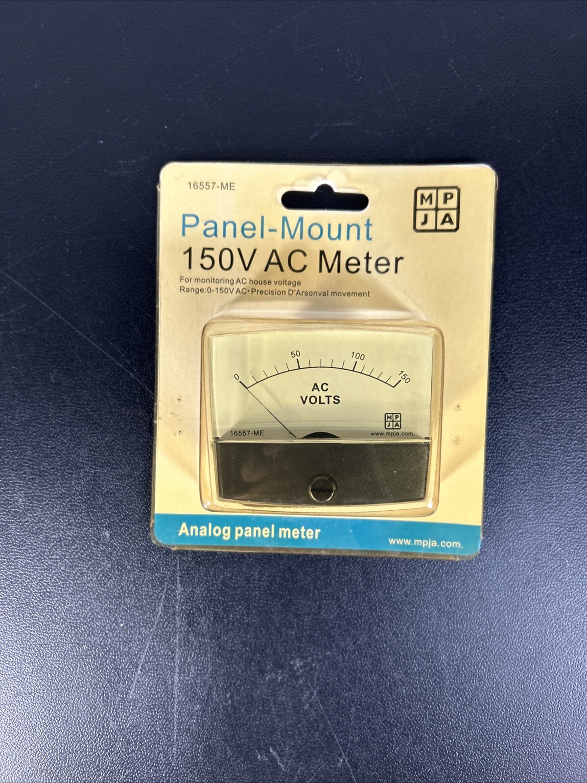 Panel Mount 150 Volt AC meter. 16557-ME