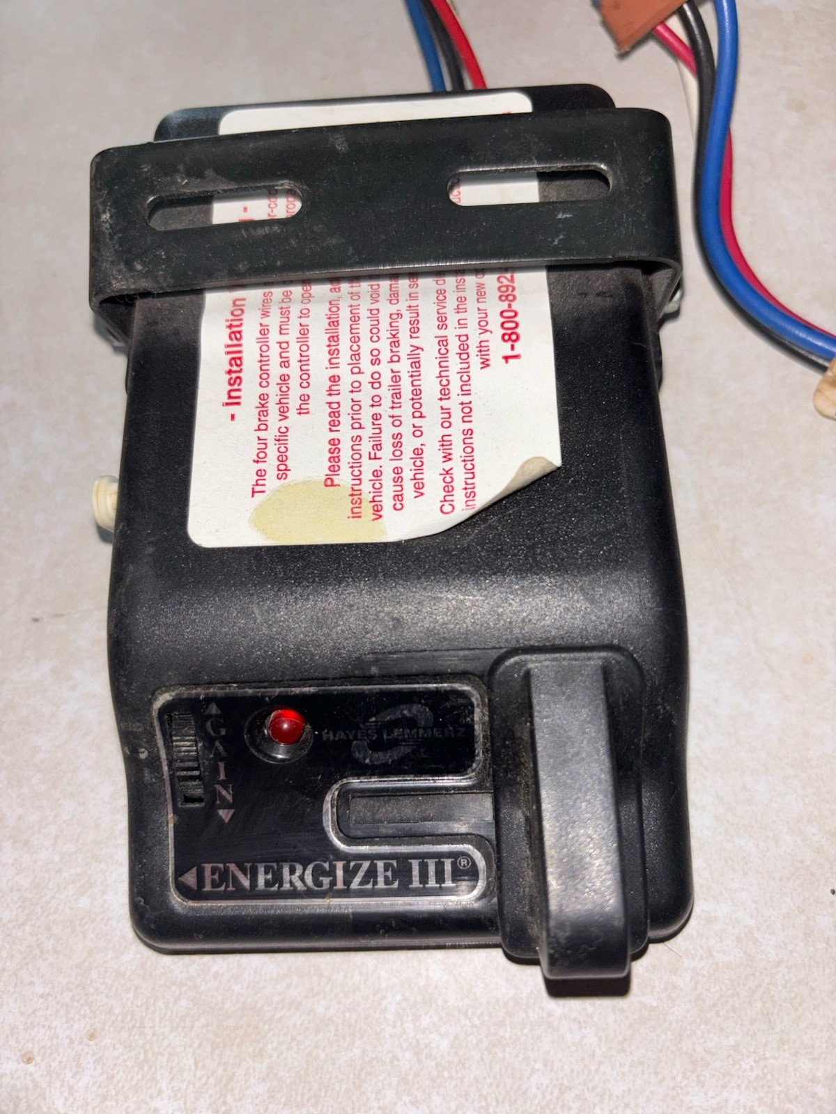 Tested - Hayes Energize III Proportional Electronic Trailer Brake Controller