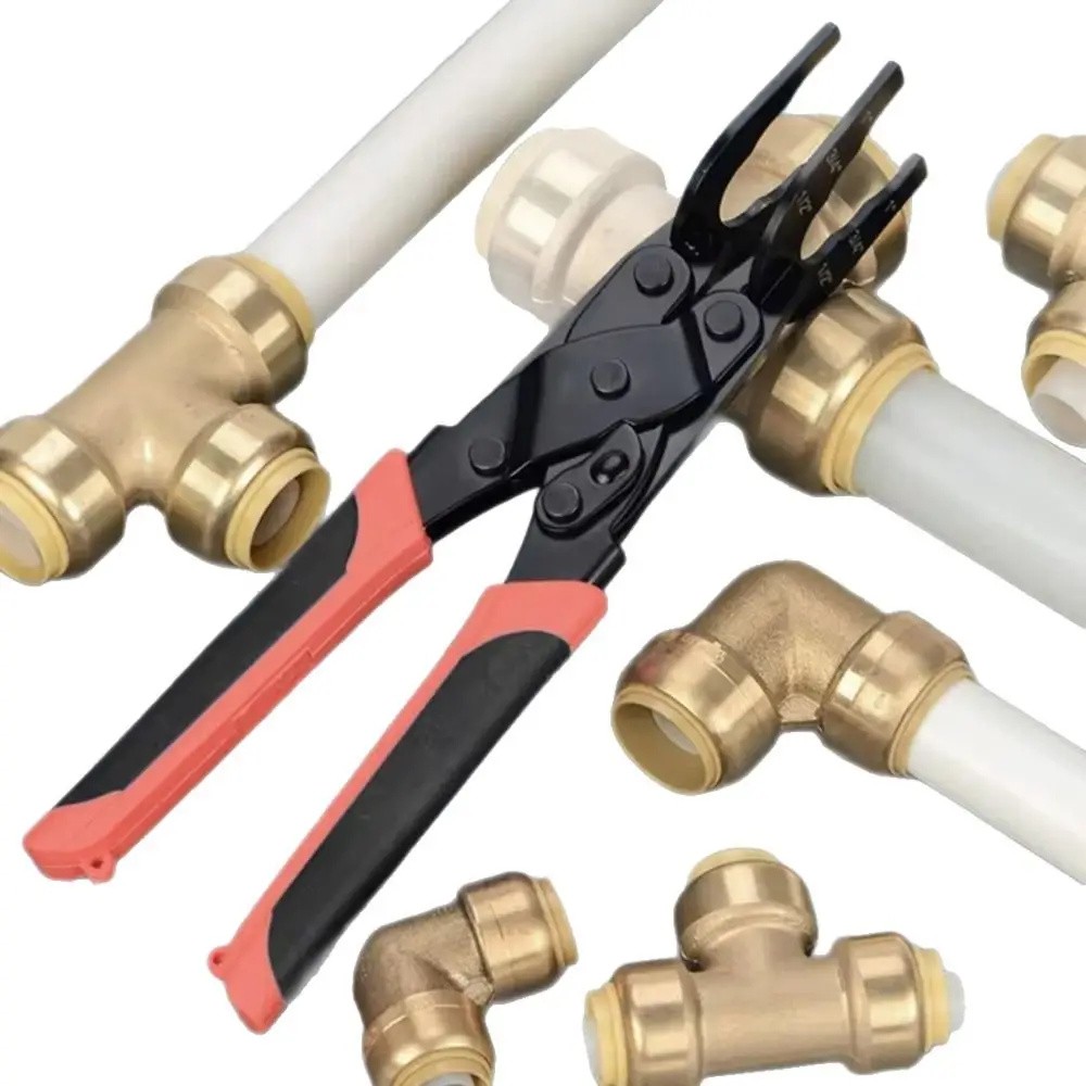 Air Hose Connector Removal Tool Push To Connect Disconnect Tong Pliers Hardened