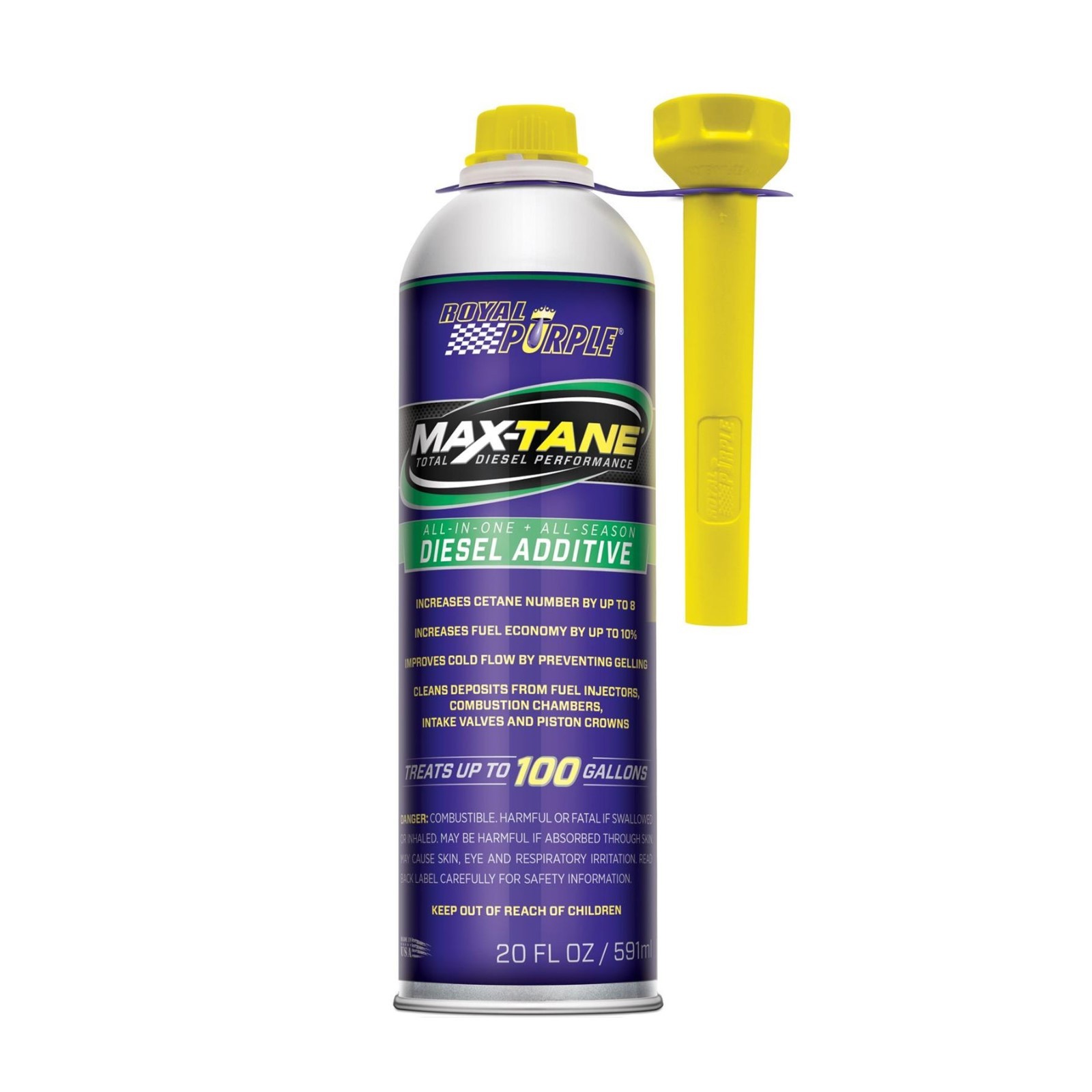 Royal Purple Max-Tane All-Season Diesel Fuel Additive 20 Ounce Bottle Single
