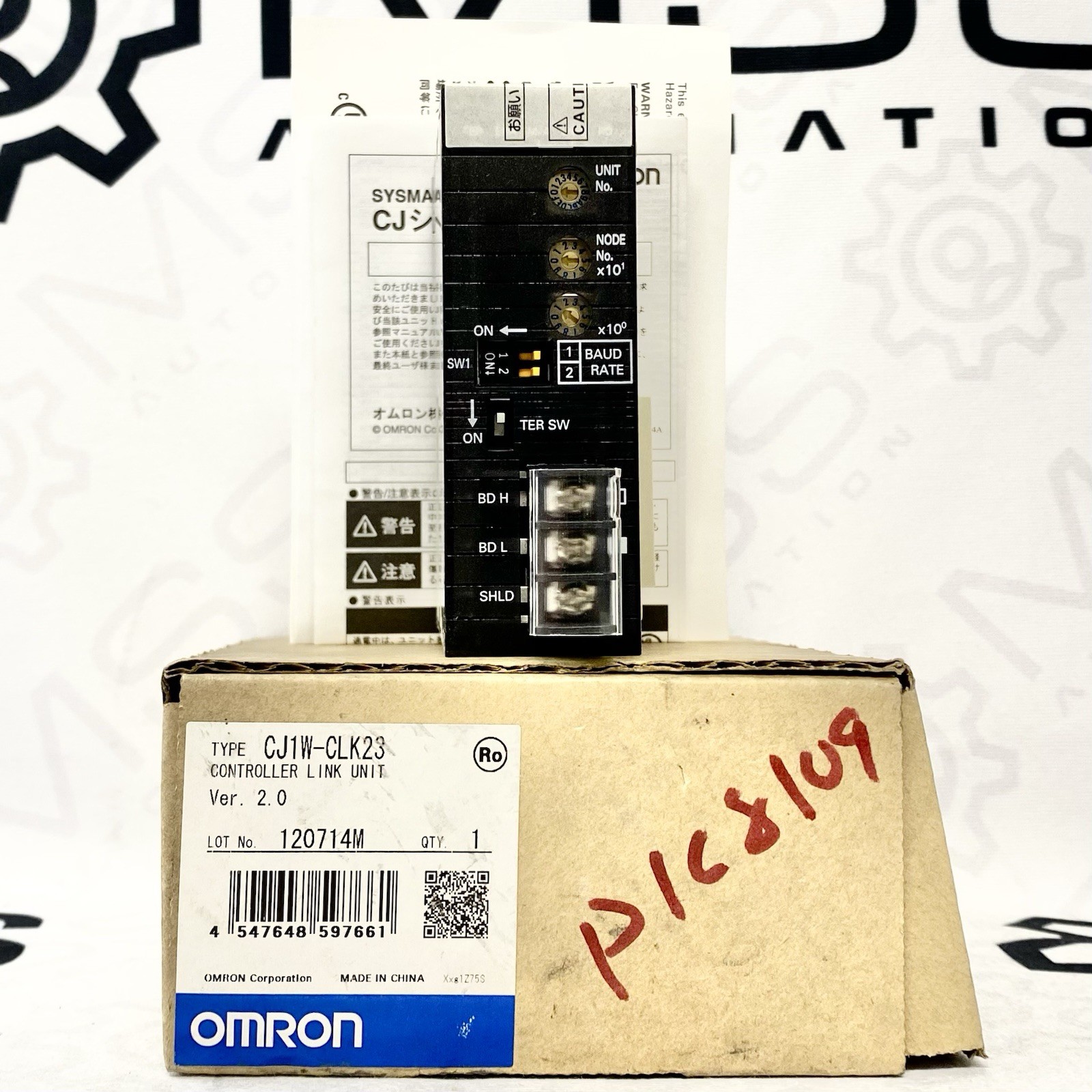 Omron CJ1W-CLK23 Controller Link Unit Ver 2.0 PLC Communication Module