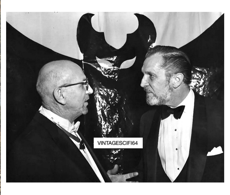 VINCENT PRICE WALTER J. DAUGHERTY COUNT DRACULA SOCIETY AWARDS FAMOUS MONSTERS