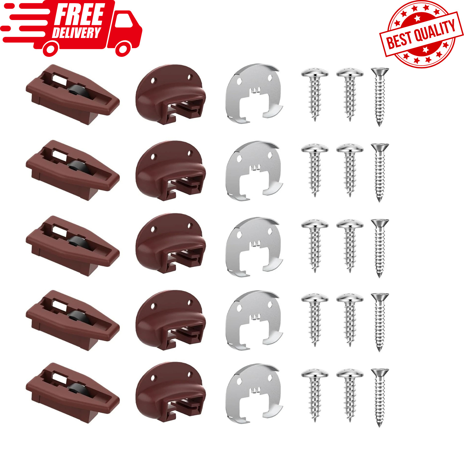 Upgrade Rite-Trak II Replacement 5 Set Drawer Guide Kit, Enhanced Commercial Sli