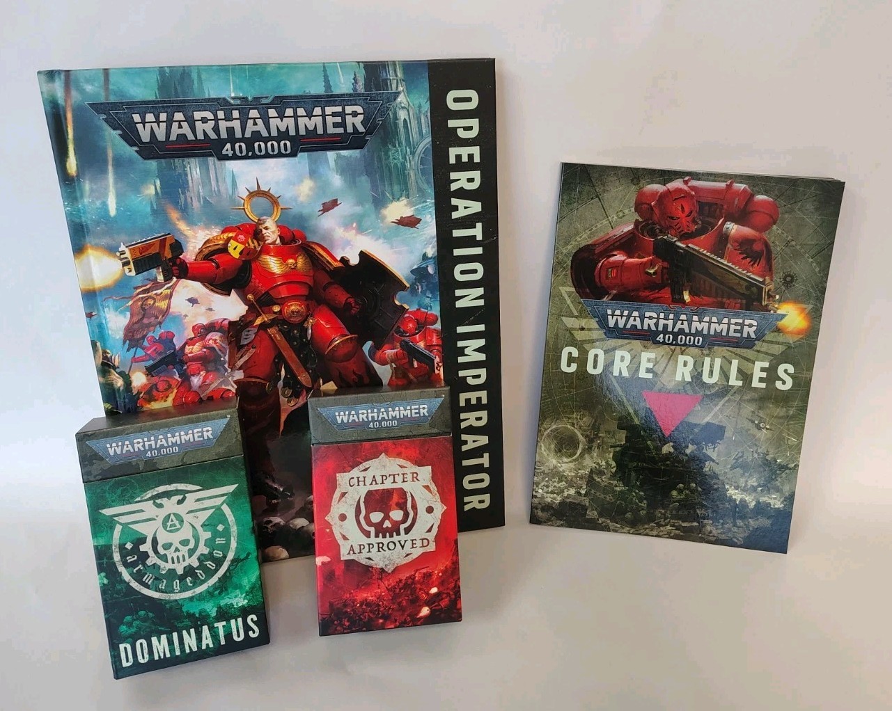 40k Armageddon - 11th Ed Core Rules, Chapter Approved Deck + Dominatus Pack