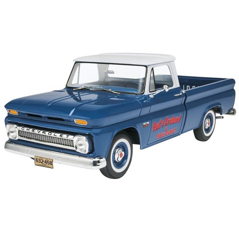 Revell 1/25 1966 Chevy Fleetside Pickup Plastic Model Kit
