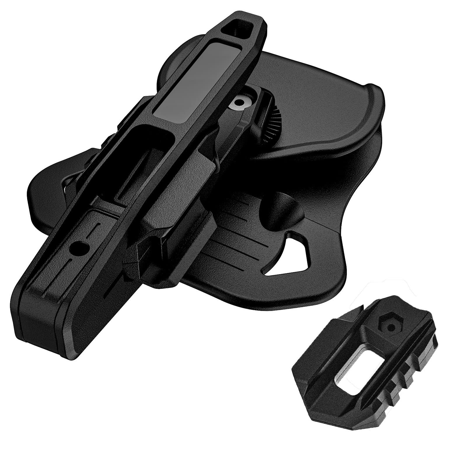 Polymer PA66 Holster Fit for Glock 9mm SW40 357 Models with Rail Mount