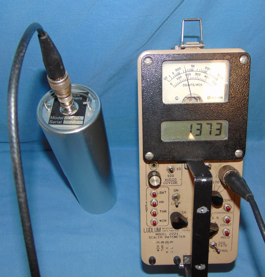 Eberline RDA-2A Gamma Scintillation Radiation Detector
