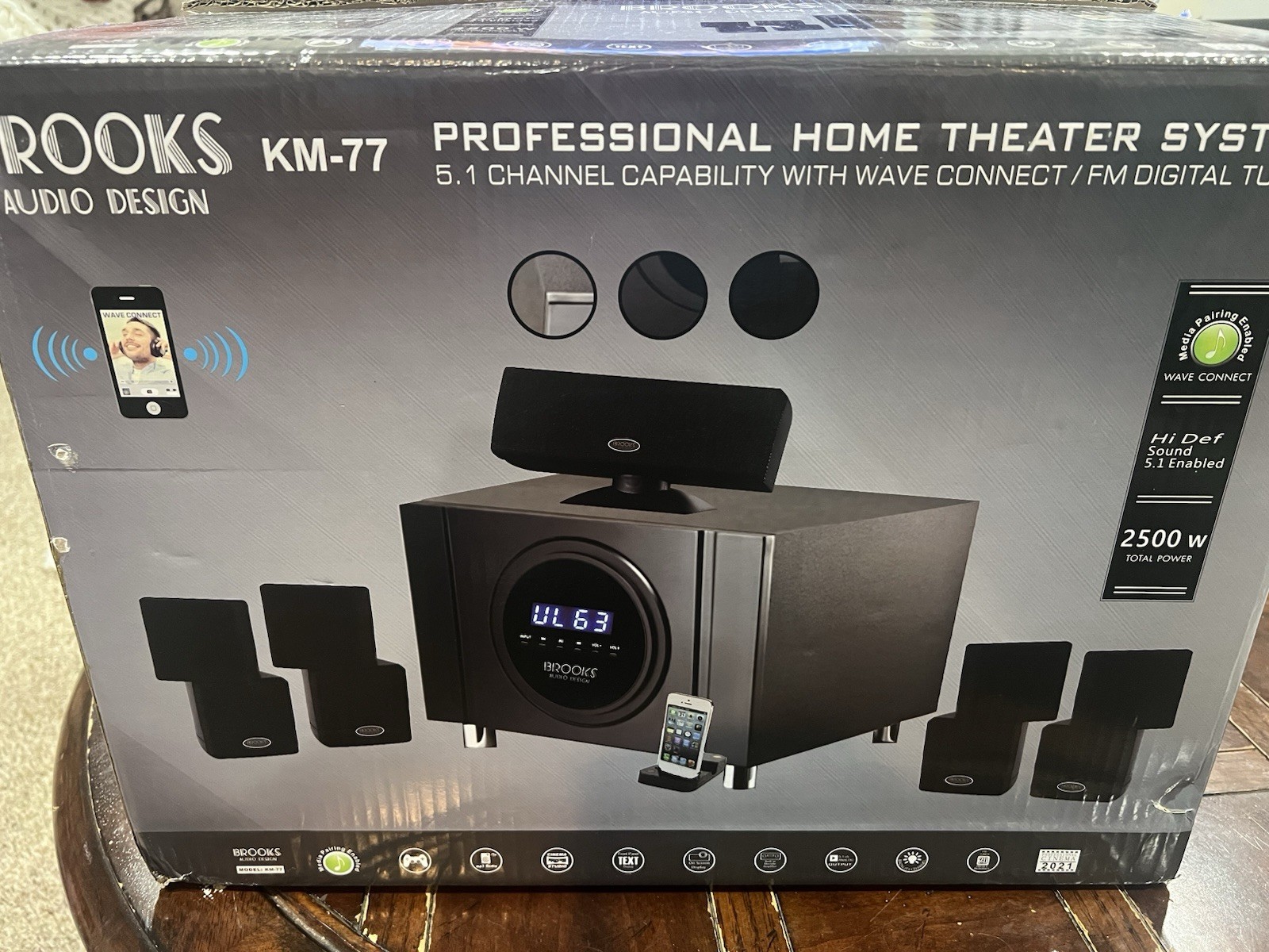 Home Theater System Brooks Audio Design KM-77