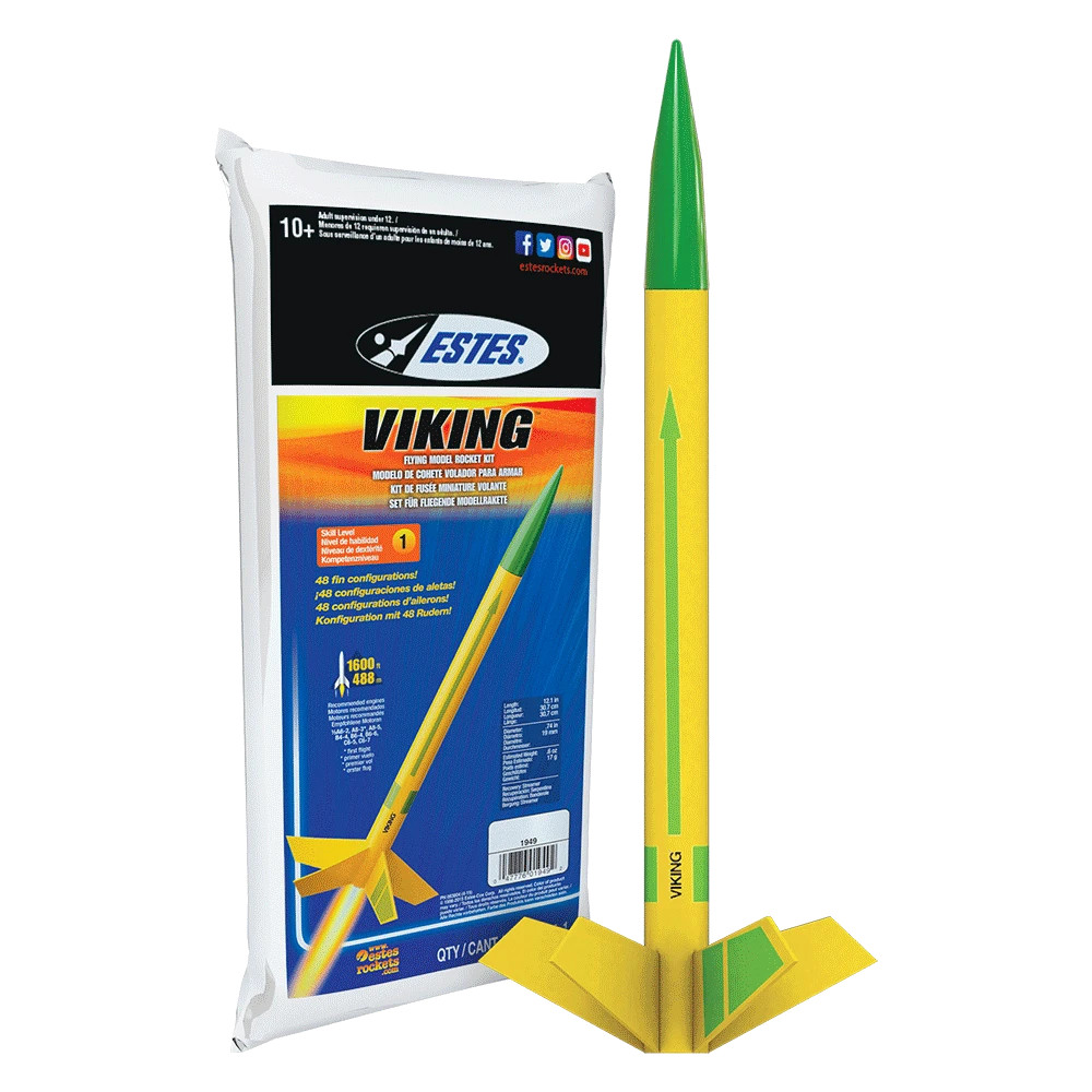 Estes Flying Model Rocket Kit Viking  EST 1949