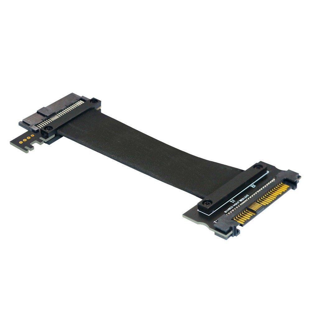 U2 SFF-8639 NVME PCIe SSD Cable Male to Female Extension Cable