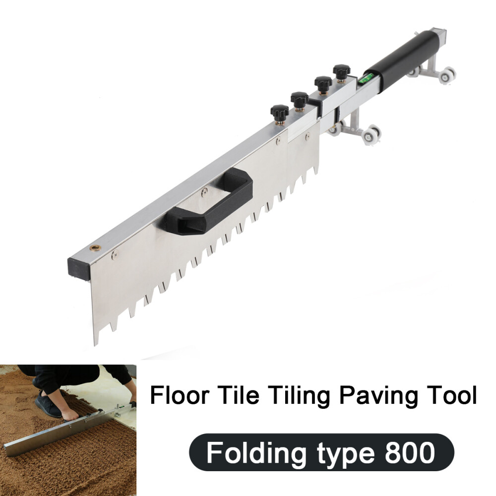 Floor Tile Tiling Paving Tool Flat Sand Screed Mortar Trowel​ Ash Tool Stainless