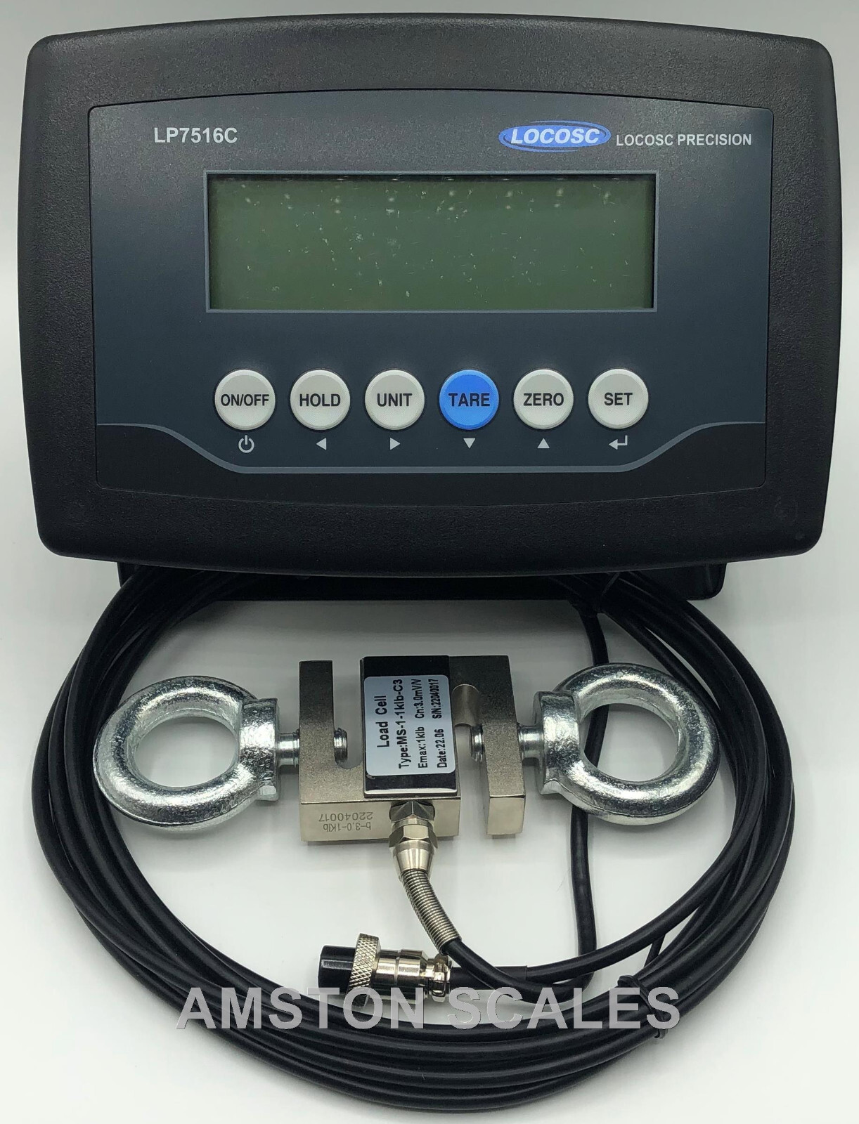 1000 LB S-TYPE LOAD CELL LCD DISPLAY ARCHERY DRAW BOARD COMPOUND LONG BOW SCALE
