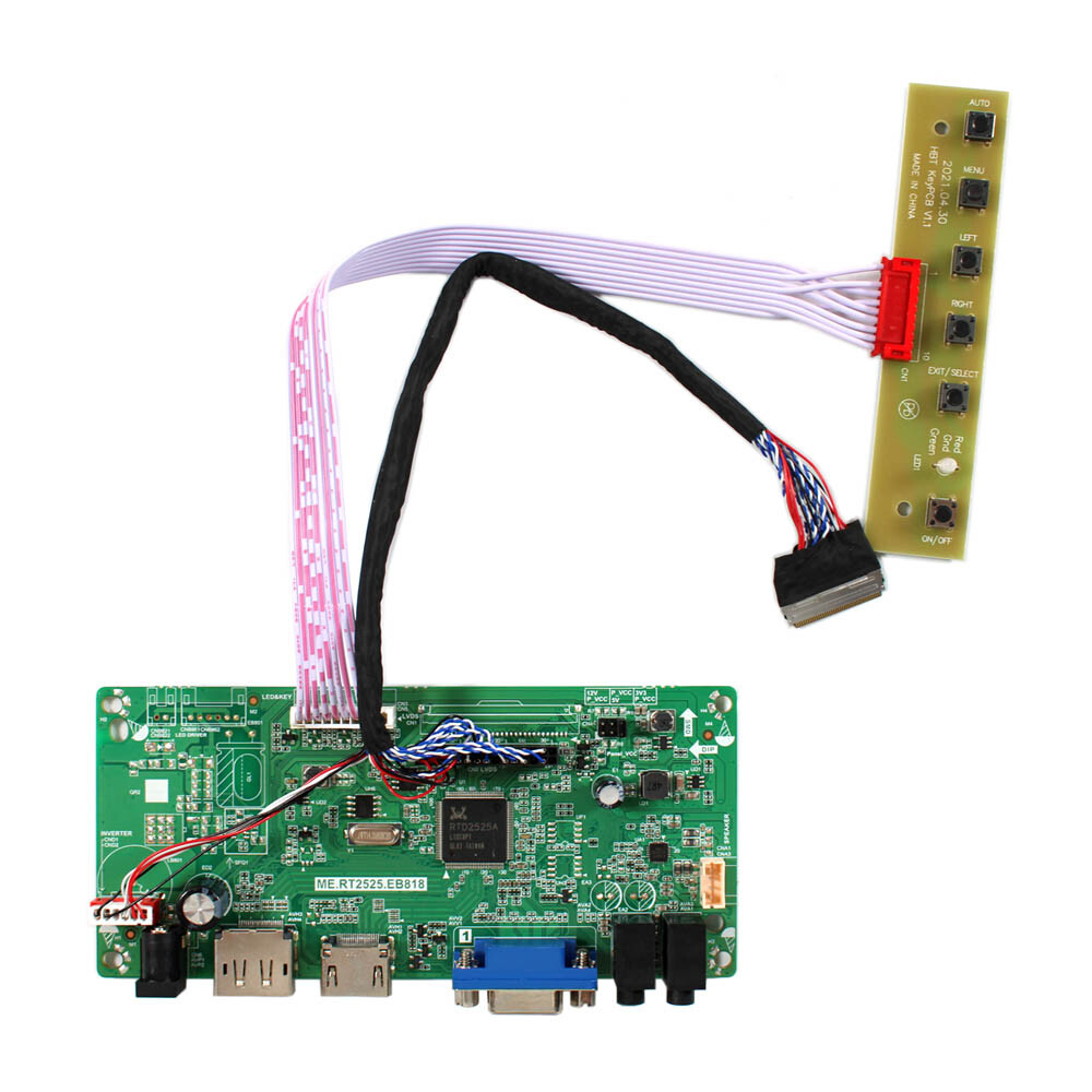 HD DP VGA LCD Controller Board For 15.6"  B156HW02  LP173WF1 1920x1080 LCD
