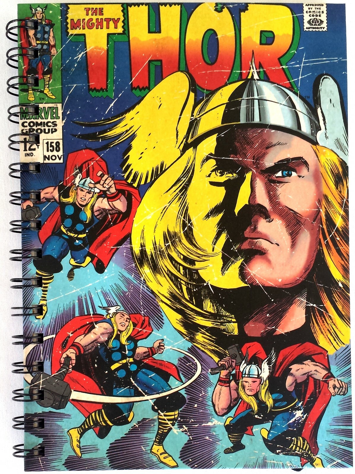 The Mighty Thor - Retro Marvel Comics A5 Spiral Notebook! Officially licensed