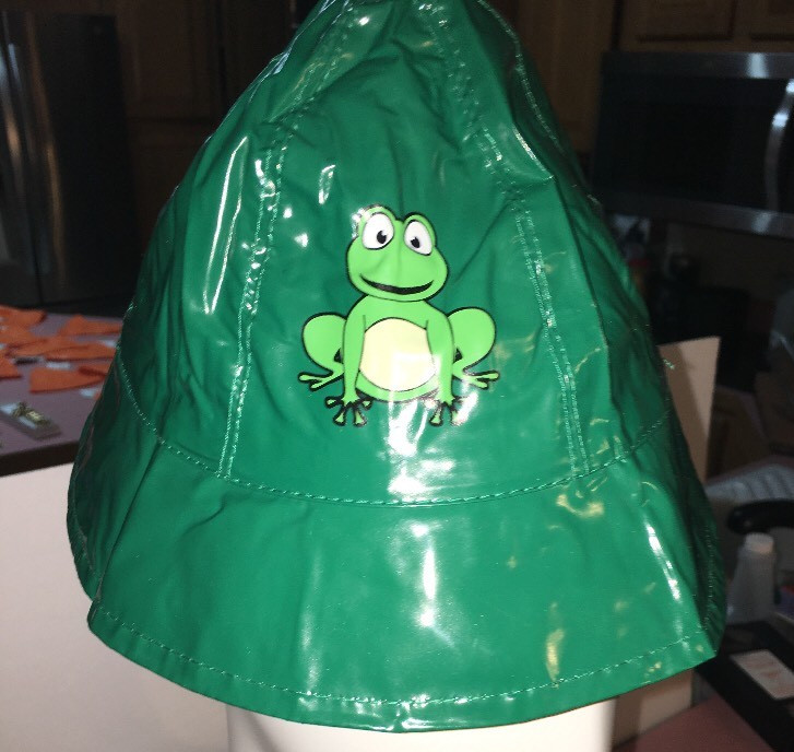 Green Frog Rain Hat Brand New-SHIPS N 24 HOURS