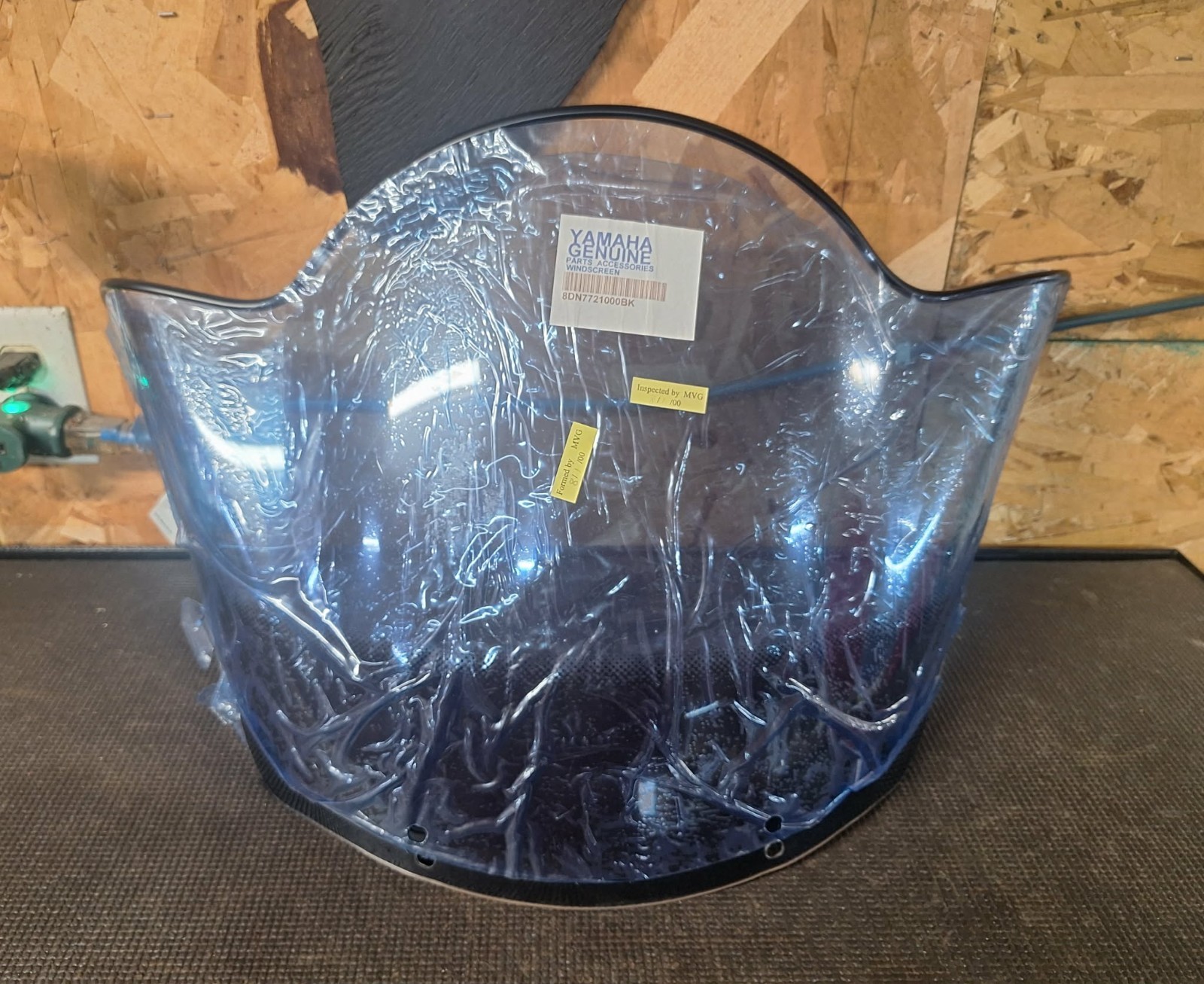 OEM Yamaha Snowmobile Windshield 8DN-77210-00-BK