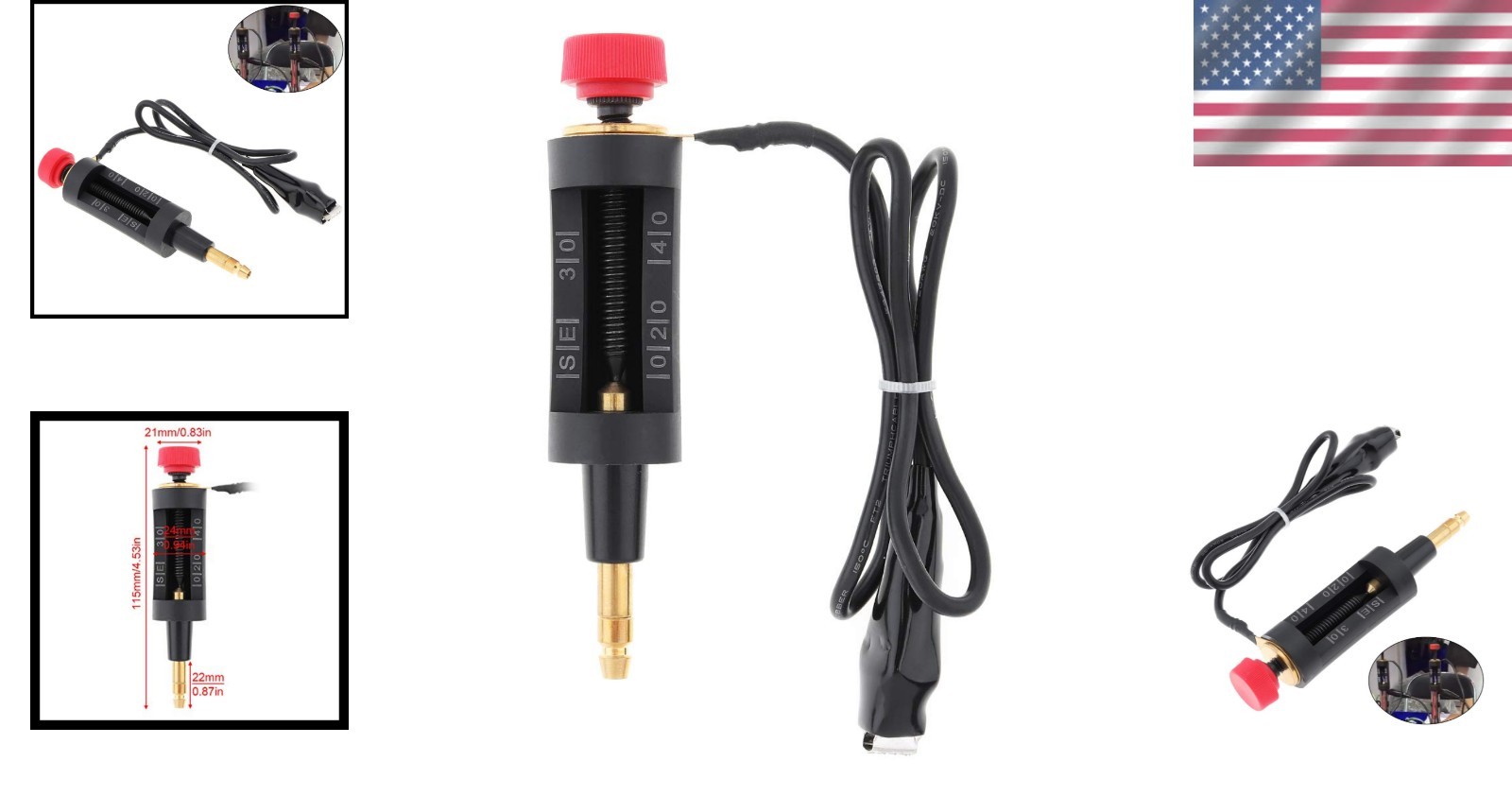 Professional Adjustable Spark Tester - Quick Diagnostics for Autos & Motorcycles