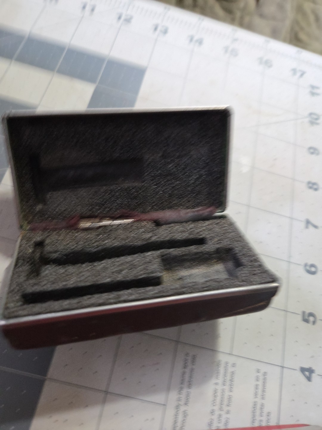 2 Vintage Empty Dial Indicator Boxes 1 Is Starrett As Is Lot