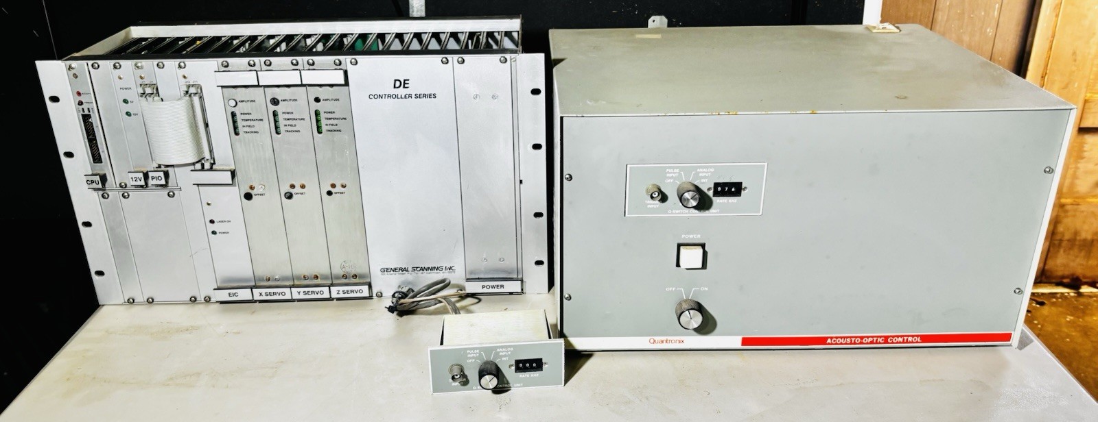 General Scanning DE-3000 Galvo Controller + Quantronix Q-Switch- 1988 Laser Sys