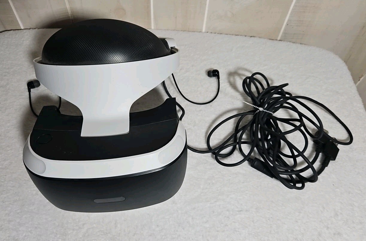 Sony PlayStation 4 PS4 VR Headset Only Gen 2 CUH-ZVR2 Authentic Tested & Working