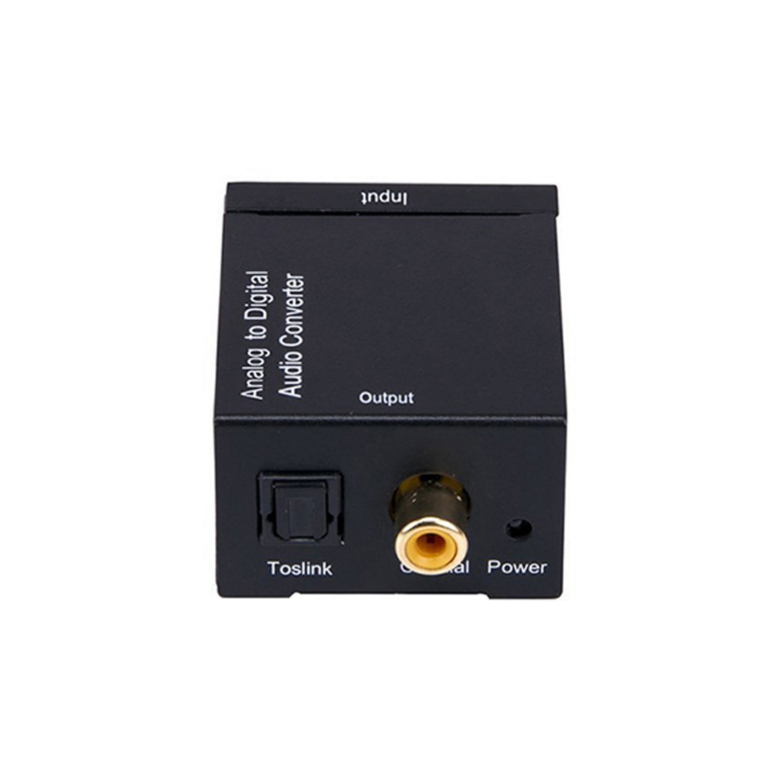 Analog to Digital Audio Converter RCA to Coaxial 96KHz ADC Aluminum Case PCM