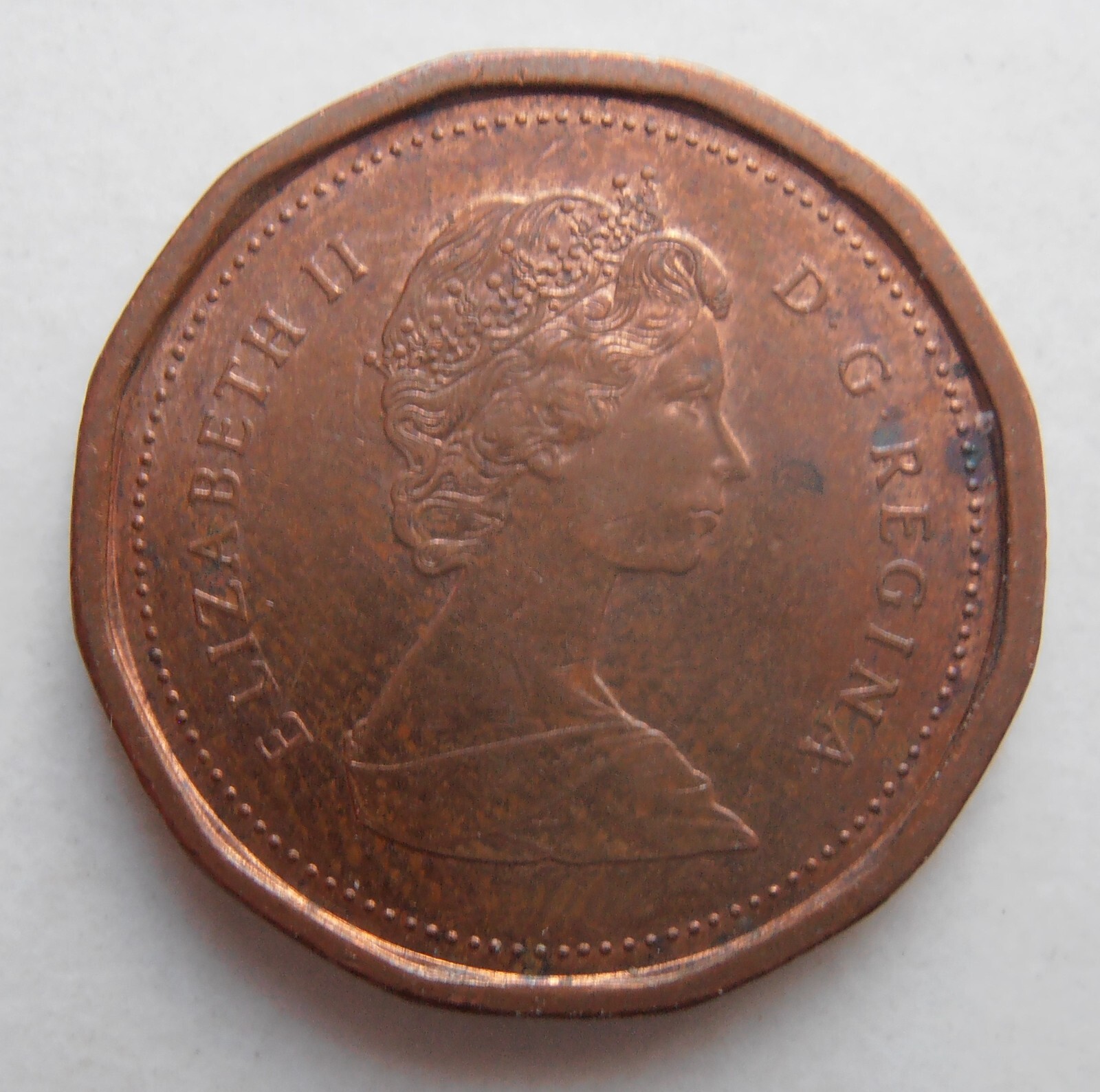 1984 CANADA 1 CENT