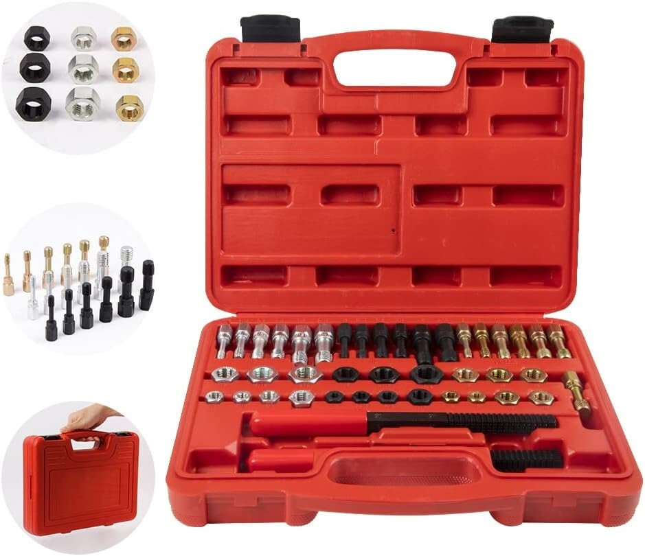 Thread Chaser Set Thread Repair Clean Restorer Kit UNF UNC Rethreading Tap & Die
